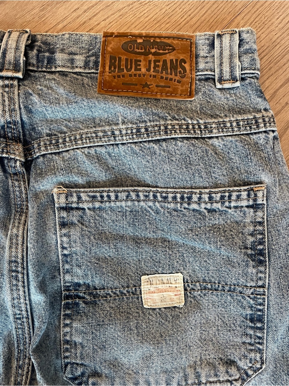 Old Navy Relaxed Light Blue Carpenter Jeans - Picture 7 of 12